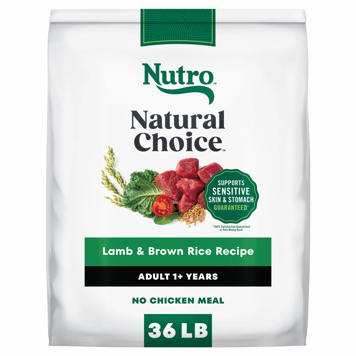 Adult Dry Dog Food, Lamb & Brown Rice Recipe, 36 lb P112