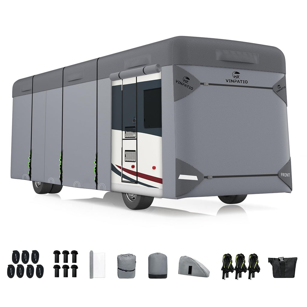 Class A RV Cover 7 Layers 34'-37' Windproof Waterproof A6382
