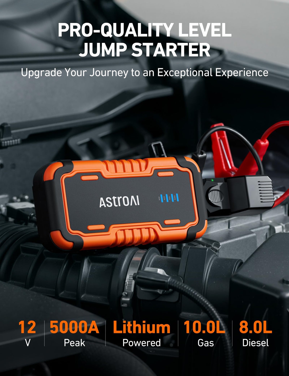 12V 5000A Lithium Car Jump Starter A720