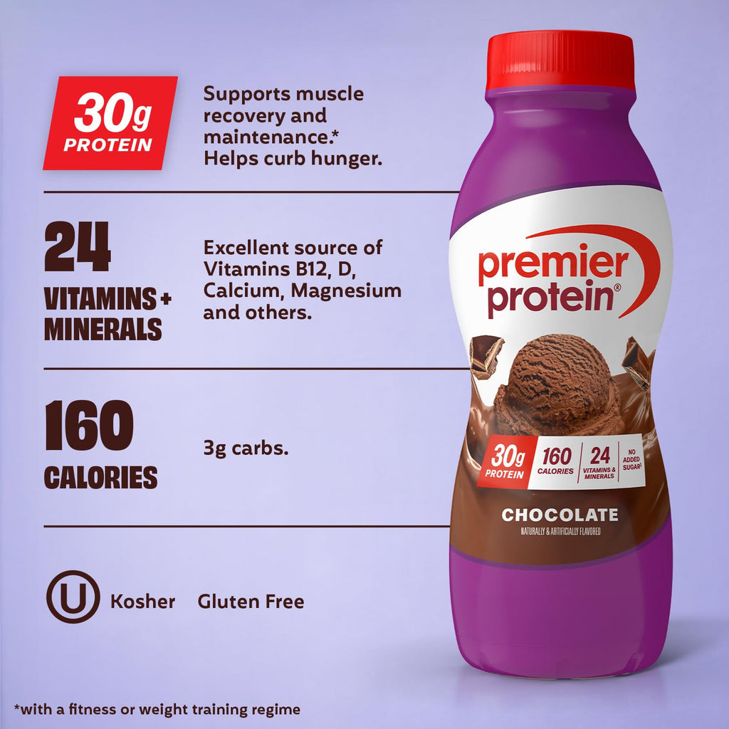 Chocolate 30g High Protein Shake 12 Pack A4612