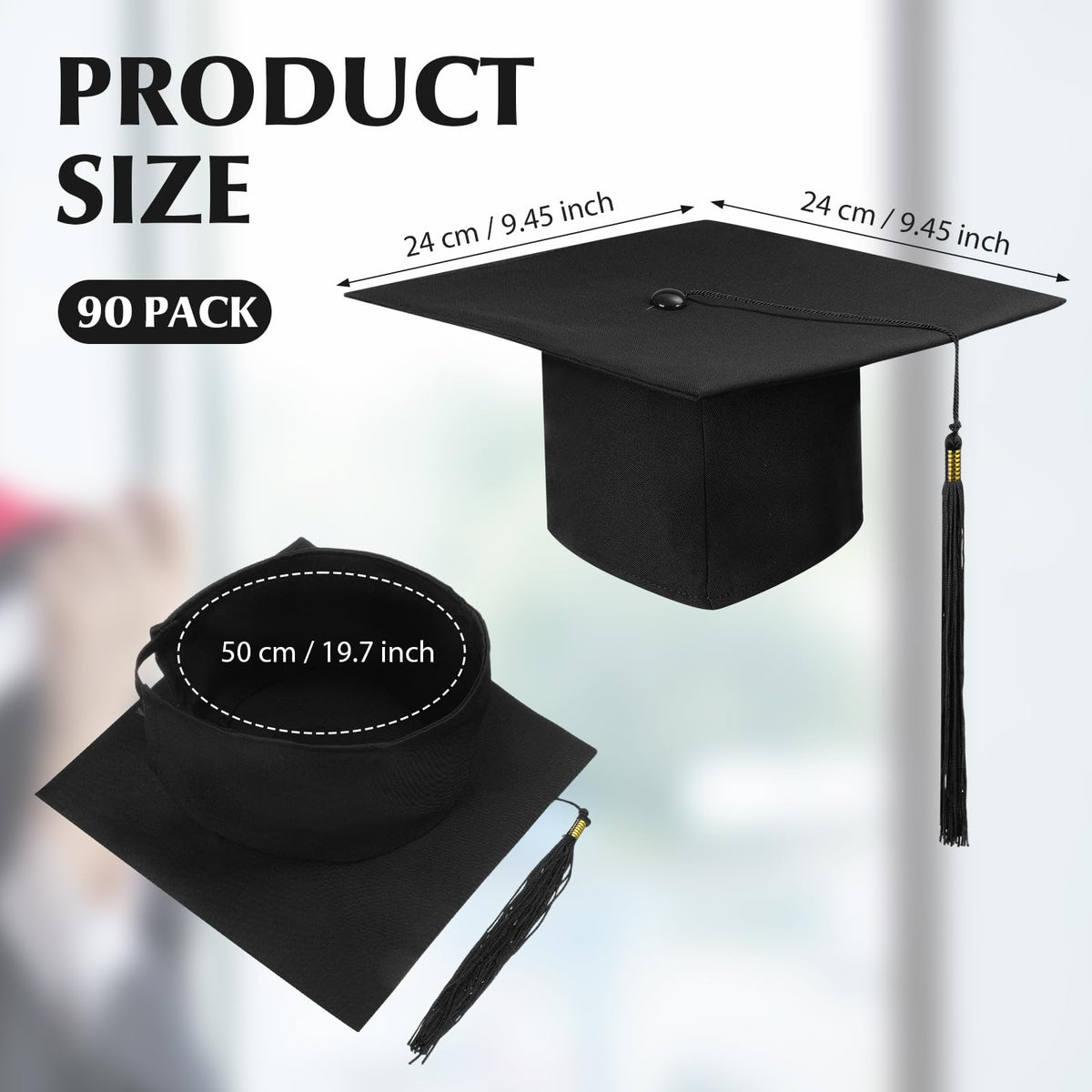 Graduation Cap Bulk Halloween Costume Accessory R192