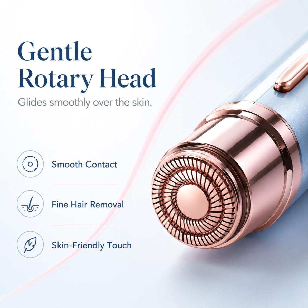 Facial Hair Remover with 2 Replacement Heads V670