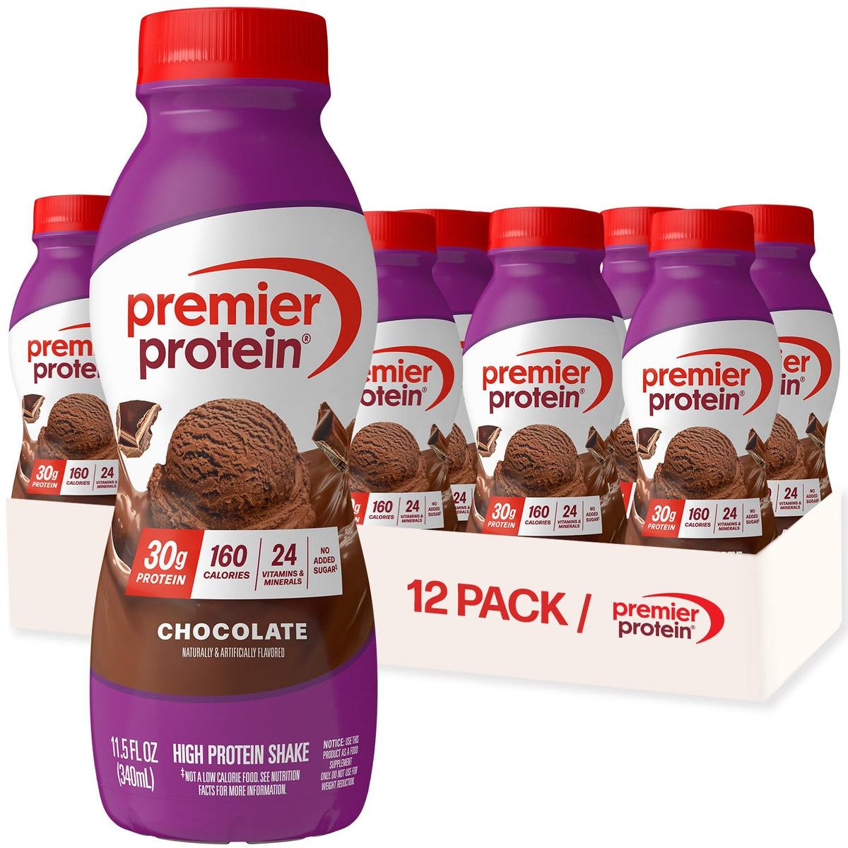 Chocolate 30g High Protein Shake 12 Pack A4612