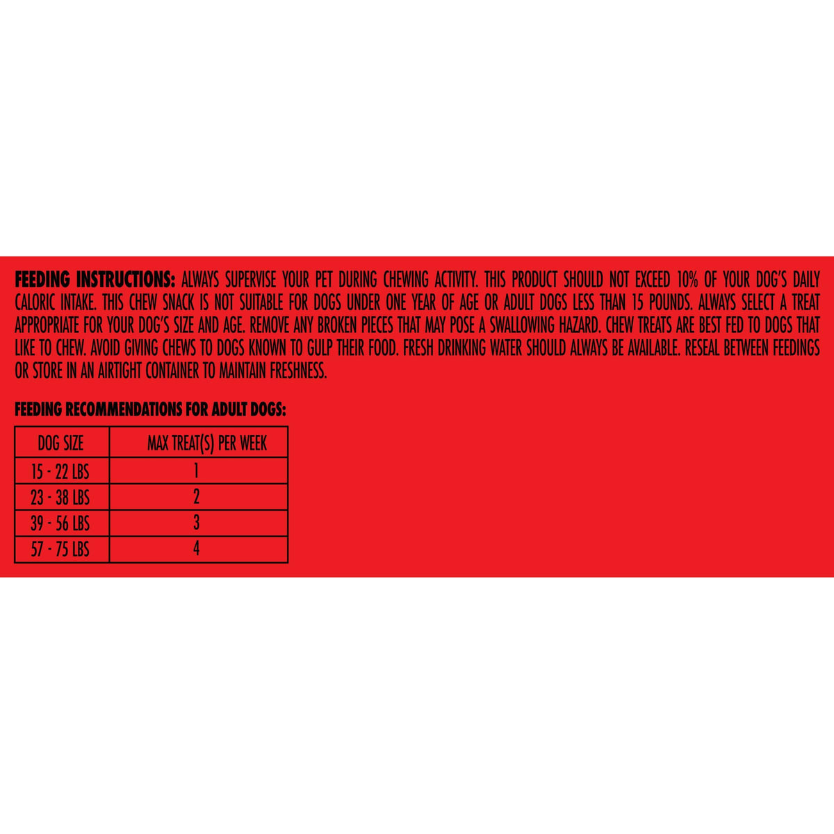 Real Beef Dog Chews F148328