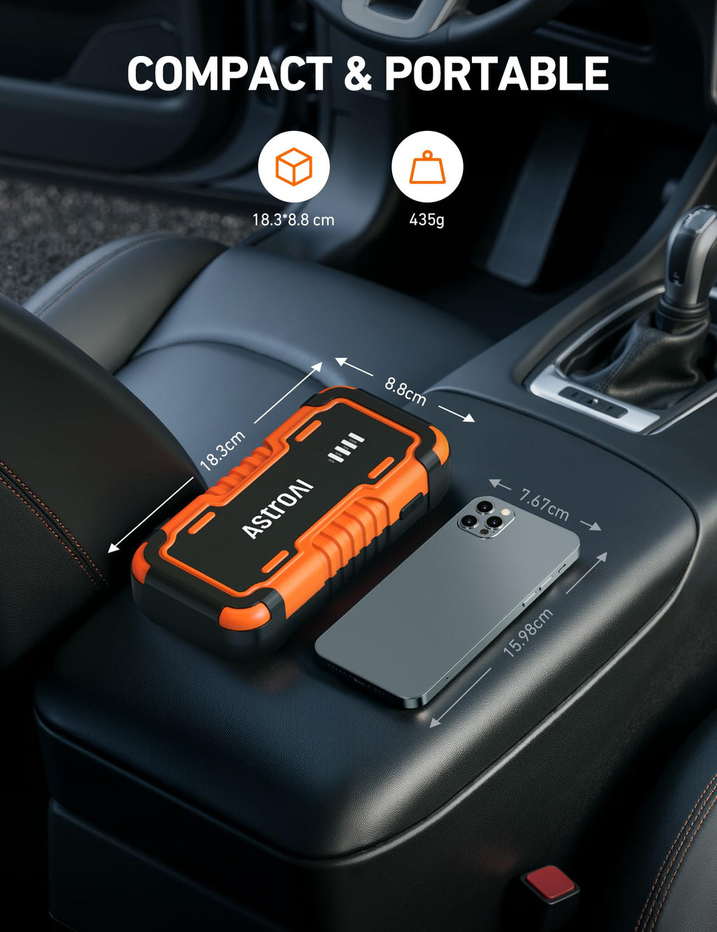 12V 5000A Lithium Car Jump Starter A720