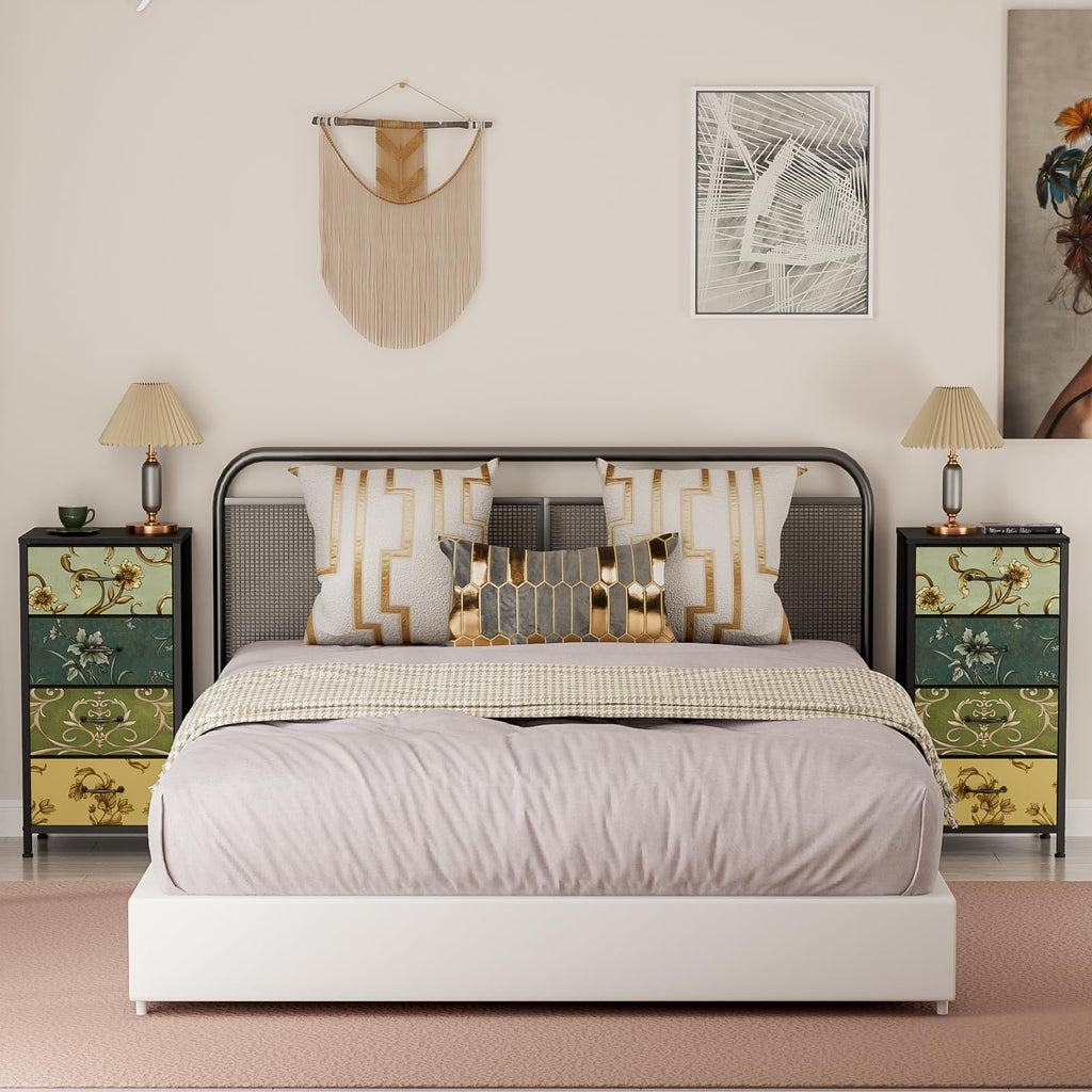 4 Drawer Fabric Dresser C174736