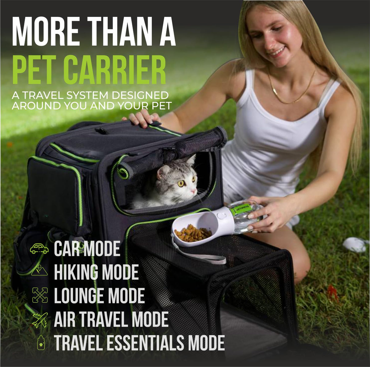 Expandable Cat Carrier Backpack Z570