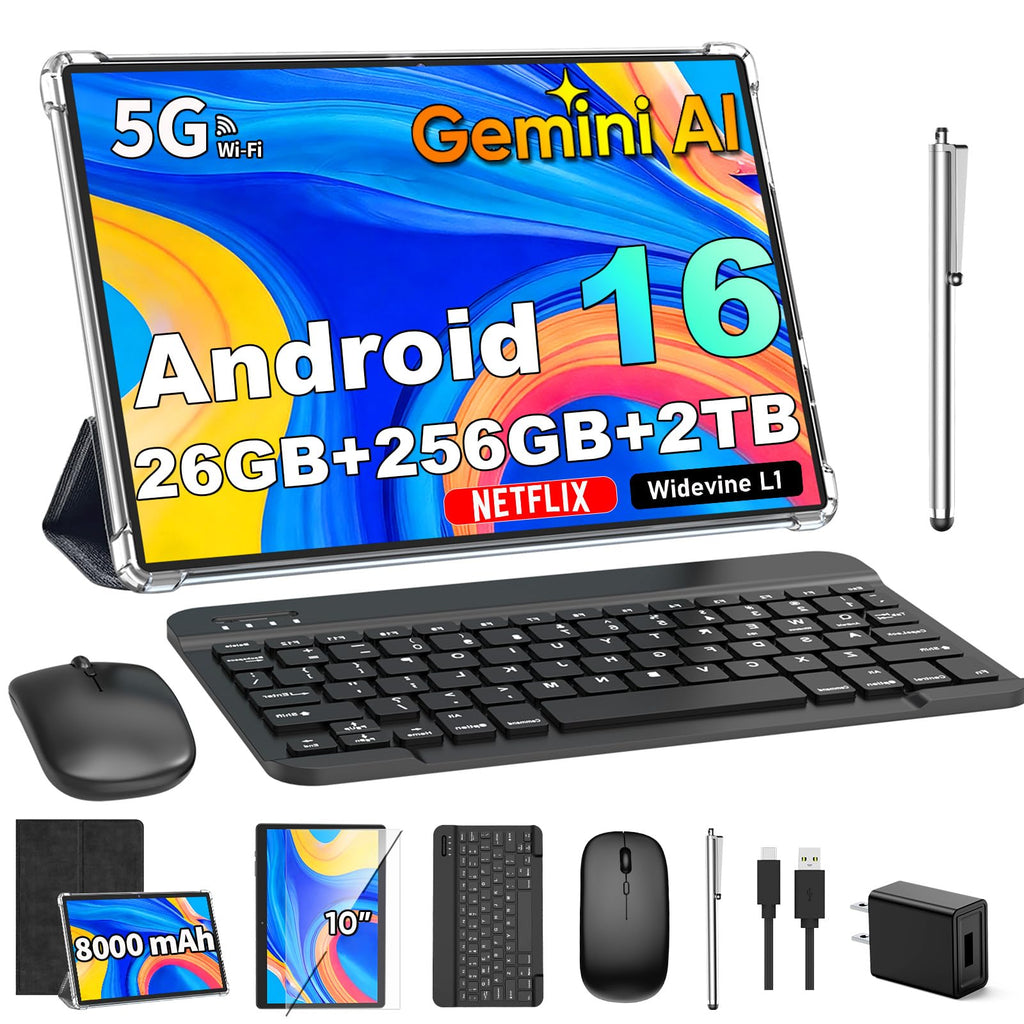 Android 16 Tablet with Keyboard D82051