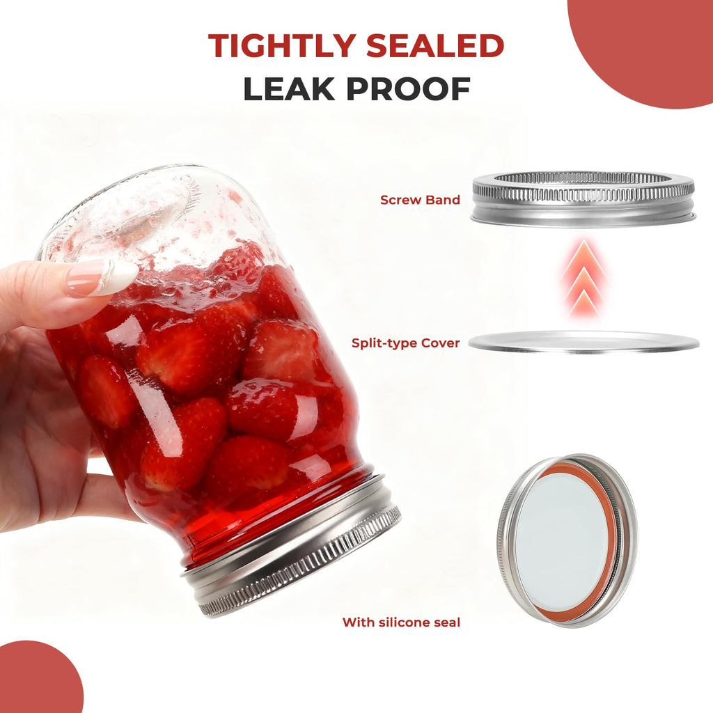 16 oz Glass Mason Jars 15 Pack E74089