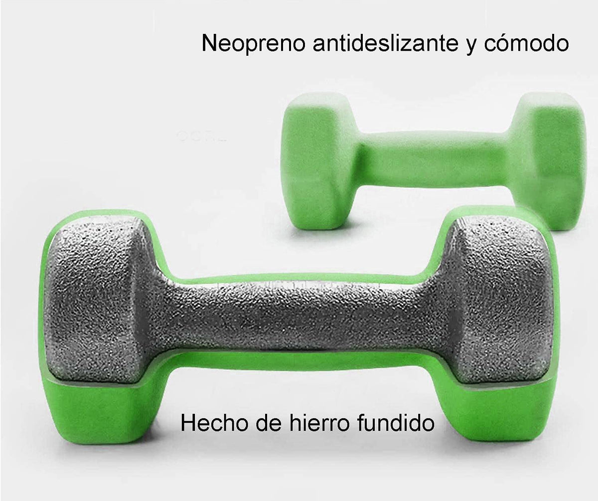Set of 2 Neoprene Coated Dumbbells E25280