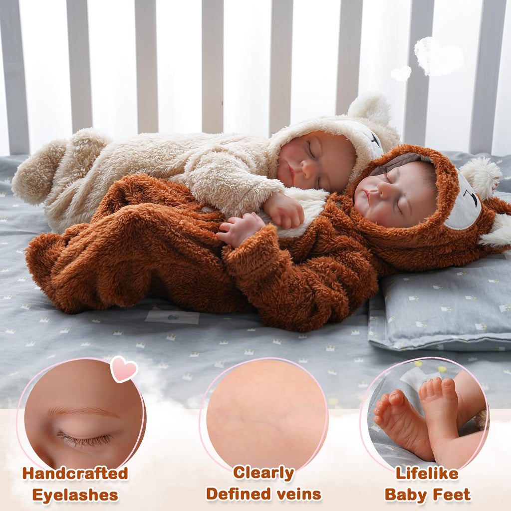 20 inch Soft Body Poseable Baby Doll H606