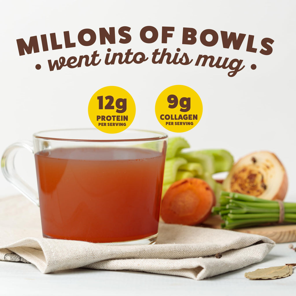 Instant Sipping Bone Broth Mix Beef 0.53 oz Pack of 30 J502