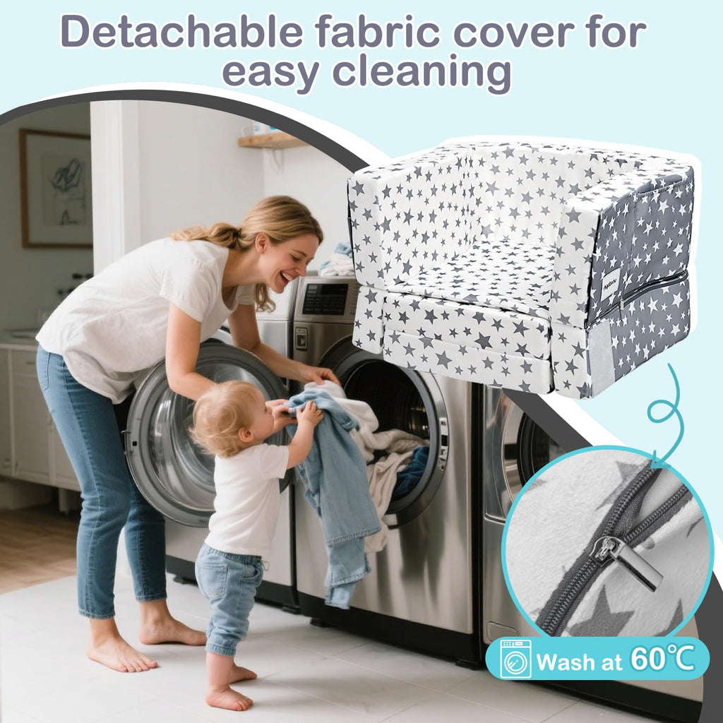 Portable Toddler Travel Bed & Chair 2-in-1 T4329