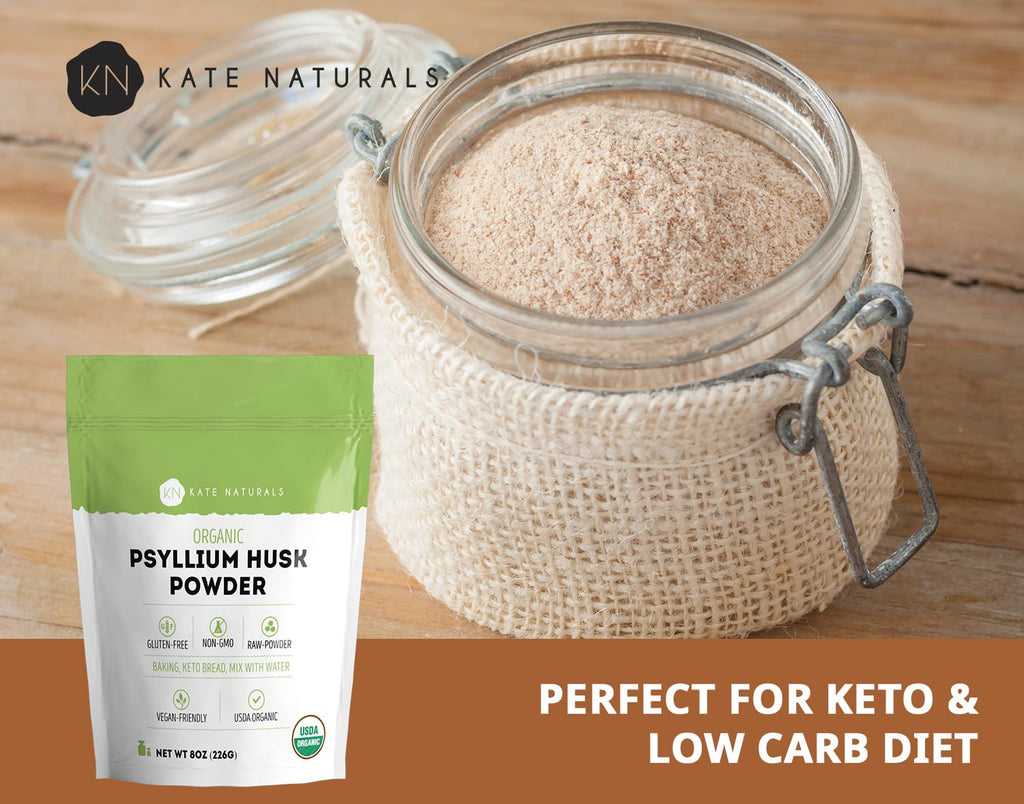 Organic Psyllium Husk Powder 8oz F110864
