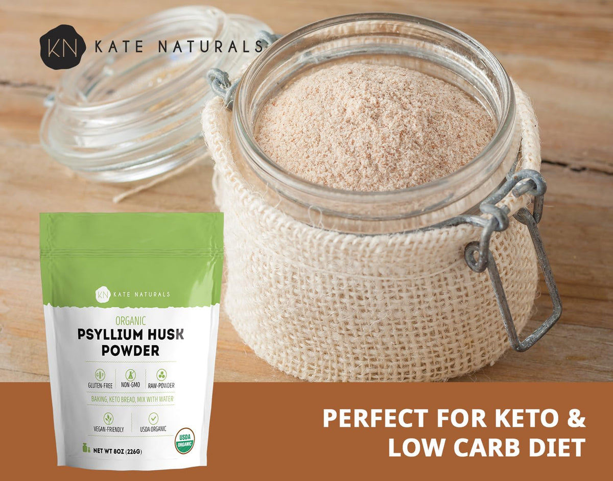 Organic Psyllium Husk Powder 8oz F110864