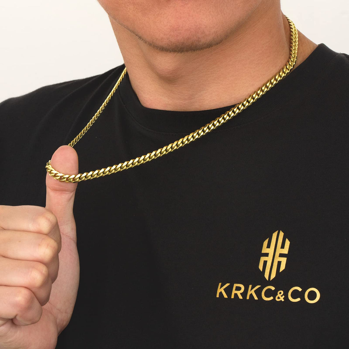 6mm Diamond-Cut Cuban Link Chain C320316