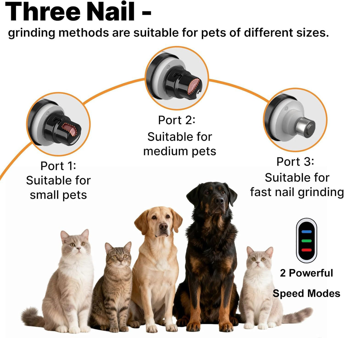 Dog Nail Grinder with Light Y829091