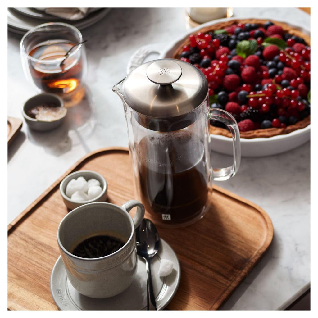 Double Wall French Press and Latte Glass P73918