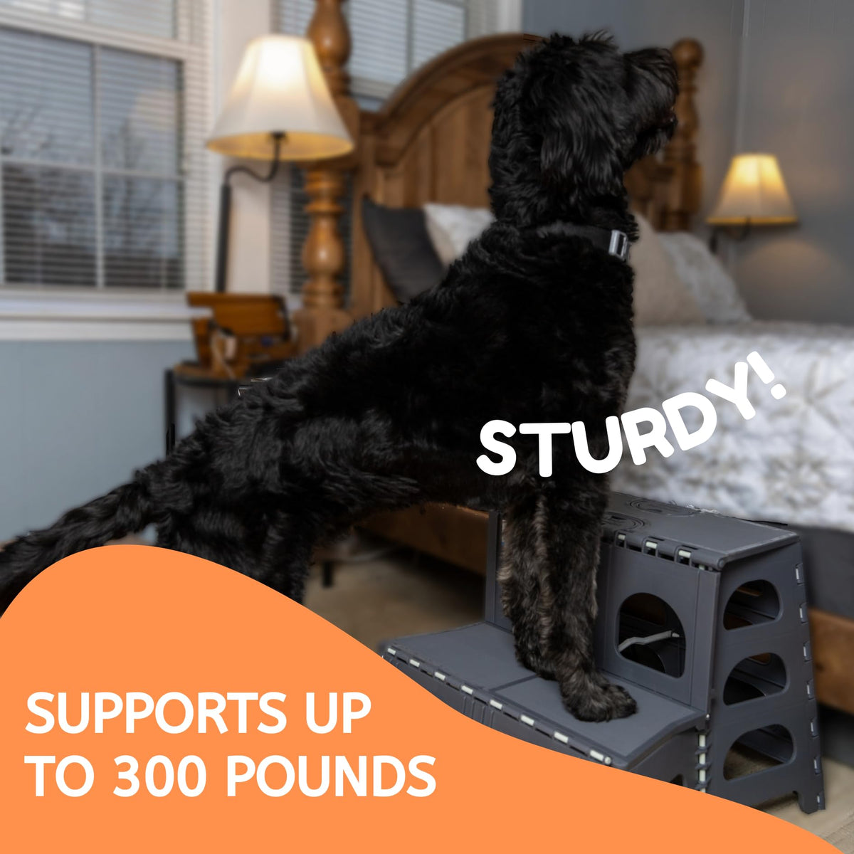 Foldable Dog Stairs F119769