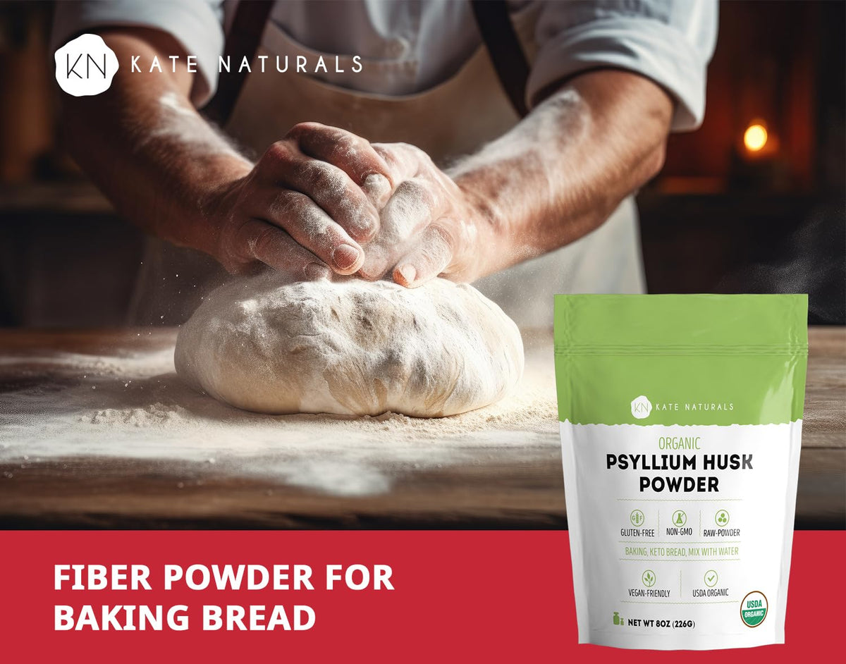 Organic Psyllium Husk Powder 8oz F110864