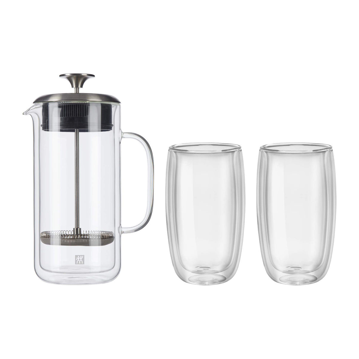 Double Wall French Press and Latte Glass P73918