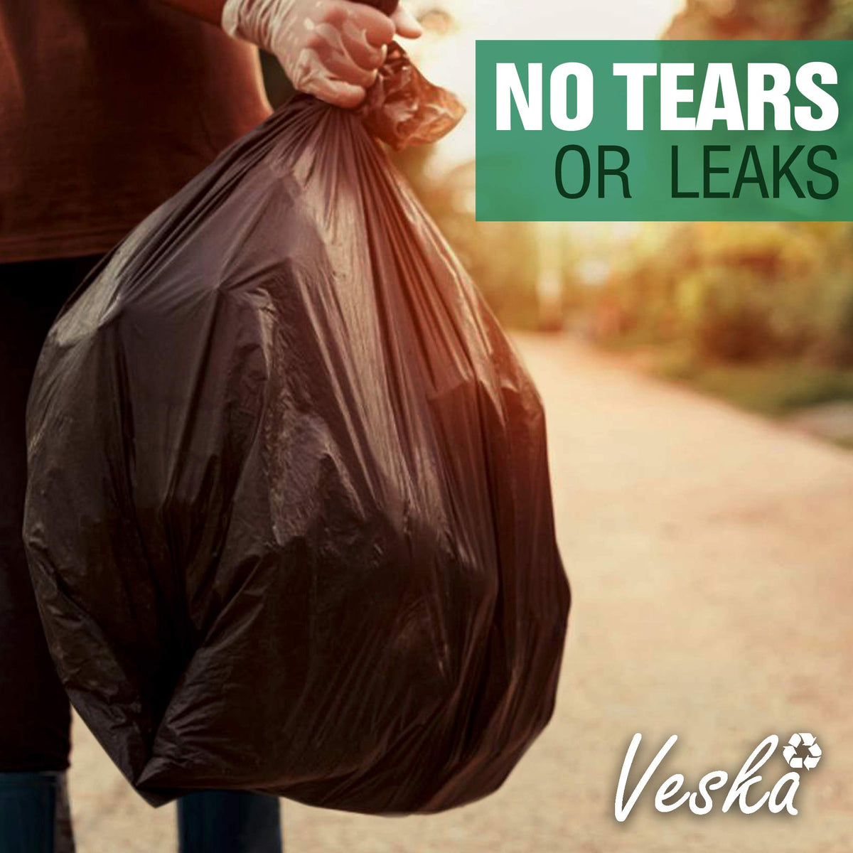 55 Gallon 3 Mil Heavy Duty Contractor Trash Bags F6764