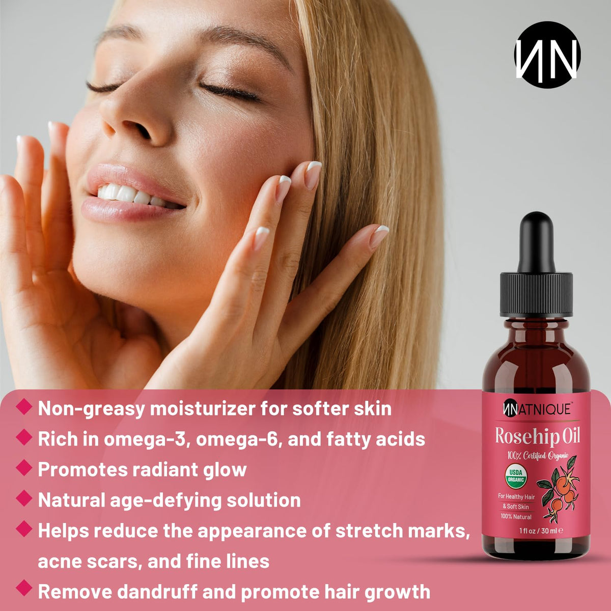 Organic Rosehip Seed Oil 1 oz X795