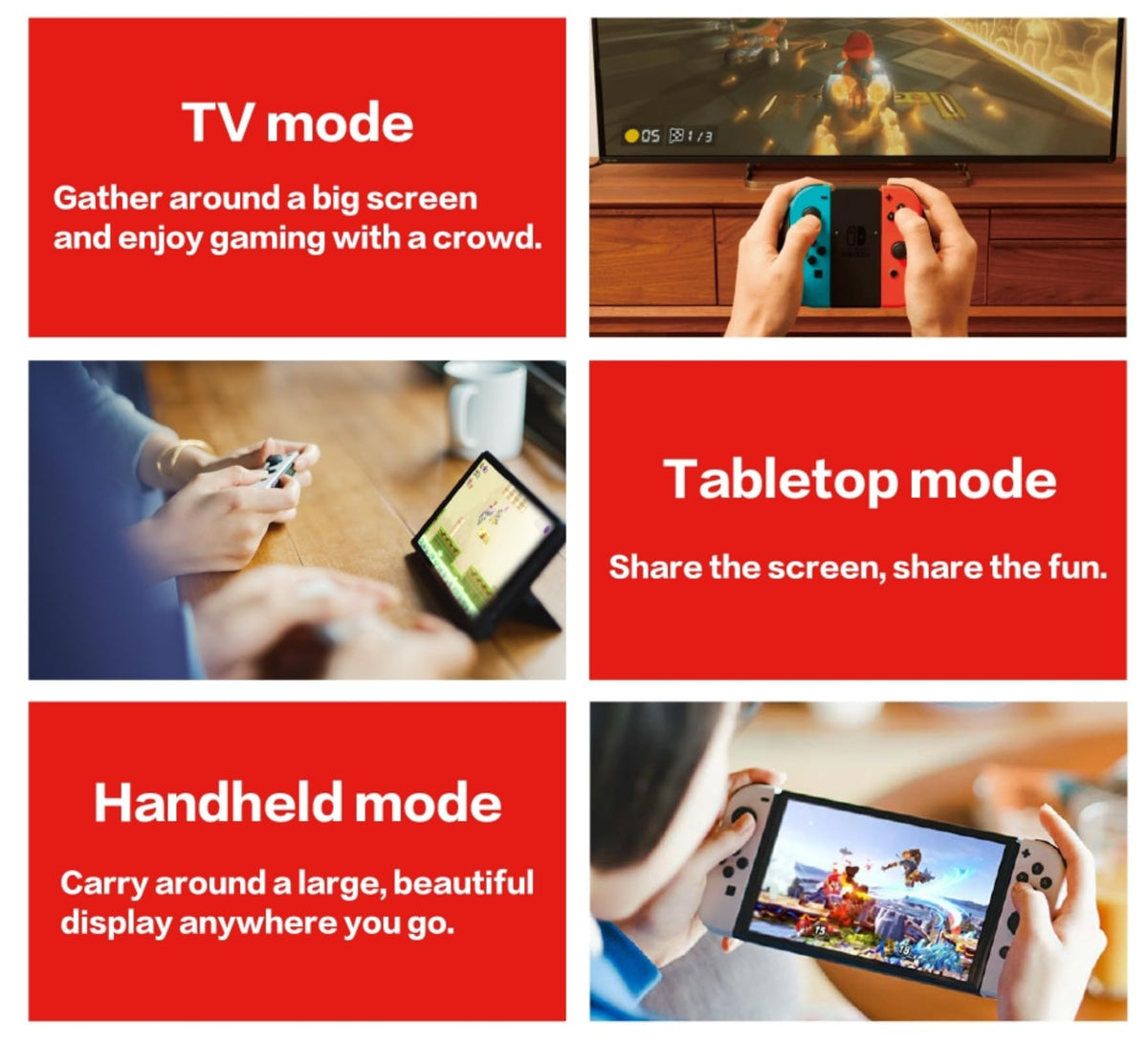 Nintendo Switch OLED Model with White Joy-Con J424
