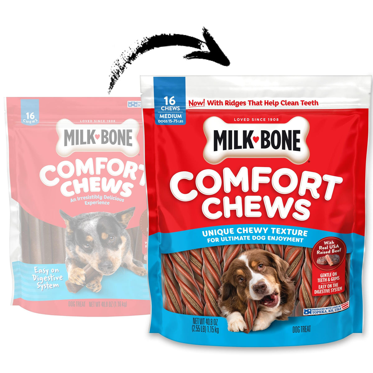 Real Beef Dog Chews F148328
