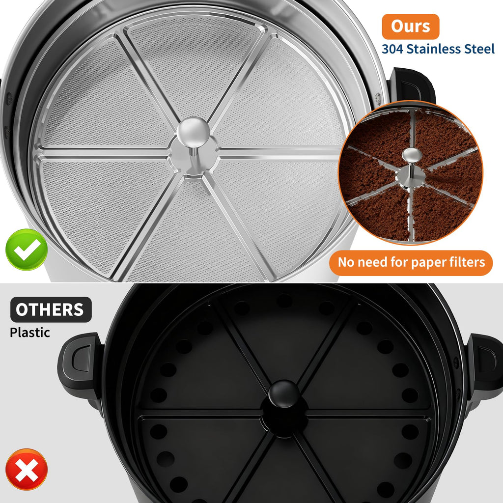 10L Double Wall Stainless Steel Coffee Urn R105896