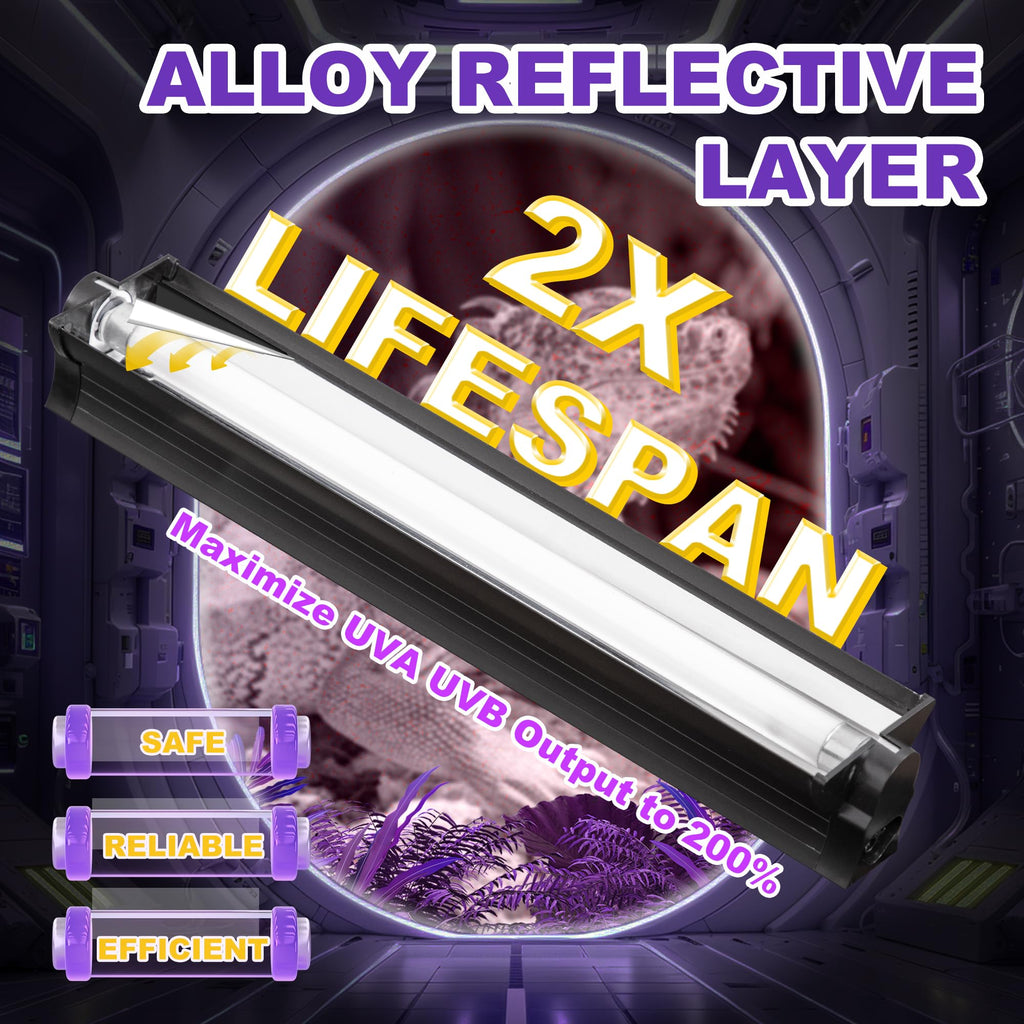 8W 5.0 UVB Reptile Light Fixture Q902110