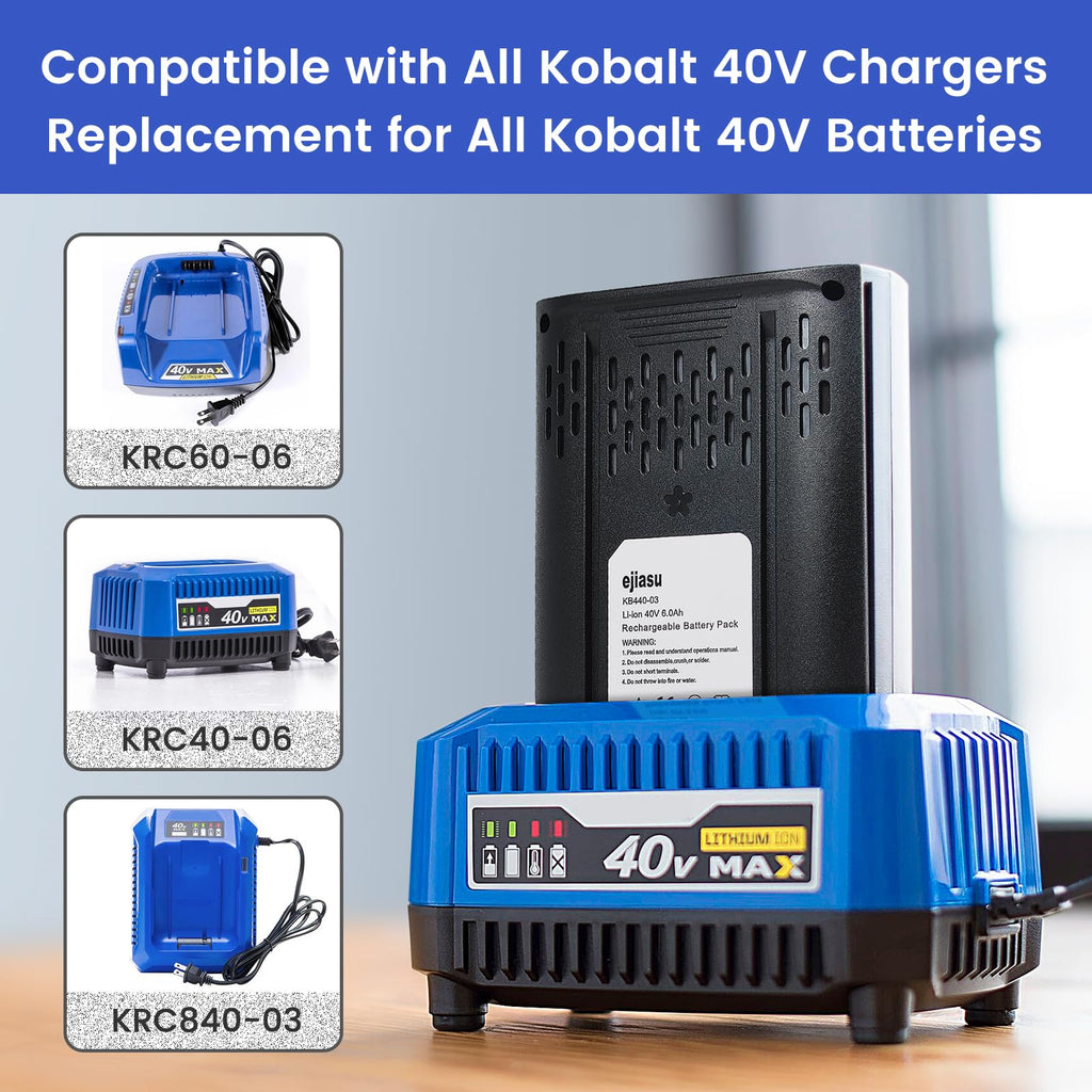 40V 6.0Ah Battery Replacement Z875812