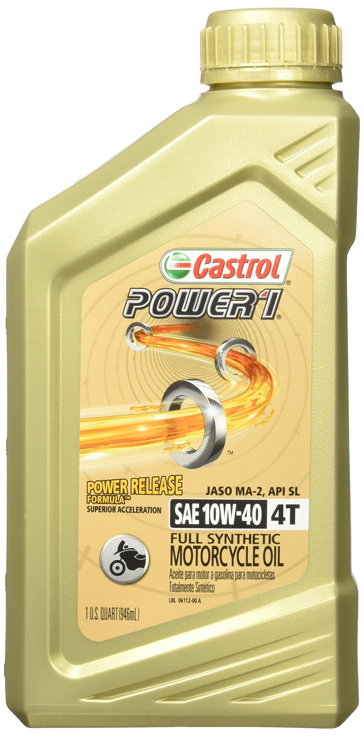 10W-40 Full Synthetic Motorcycle Oil I491