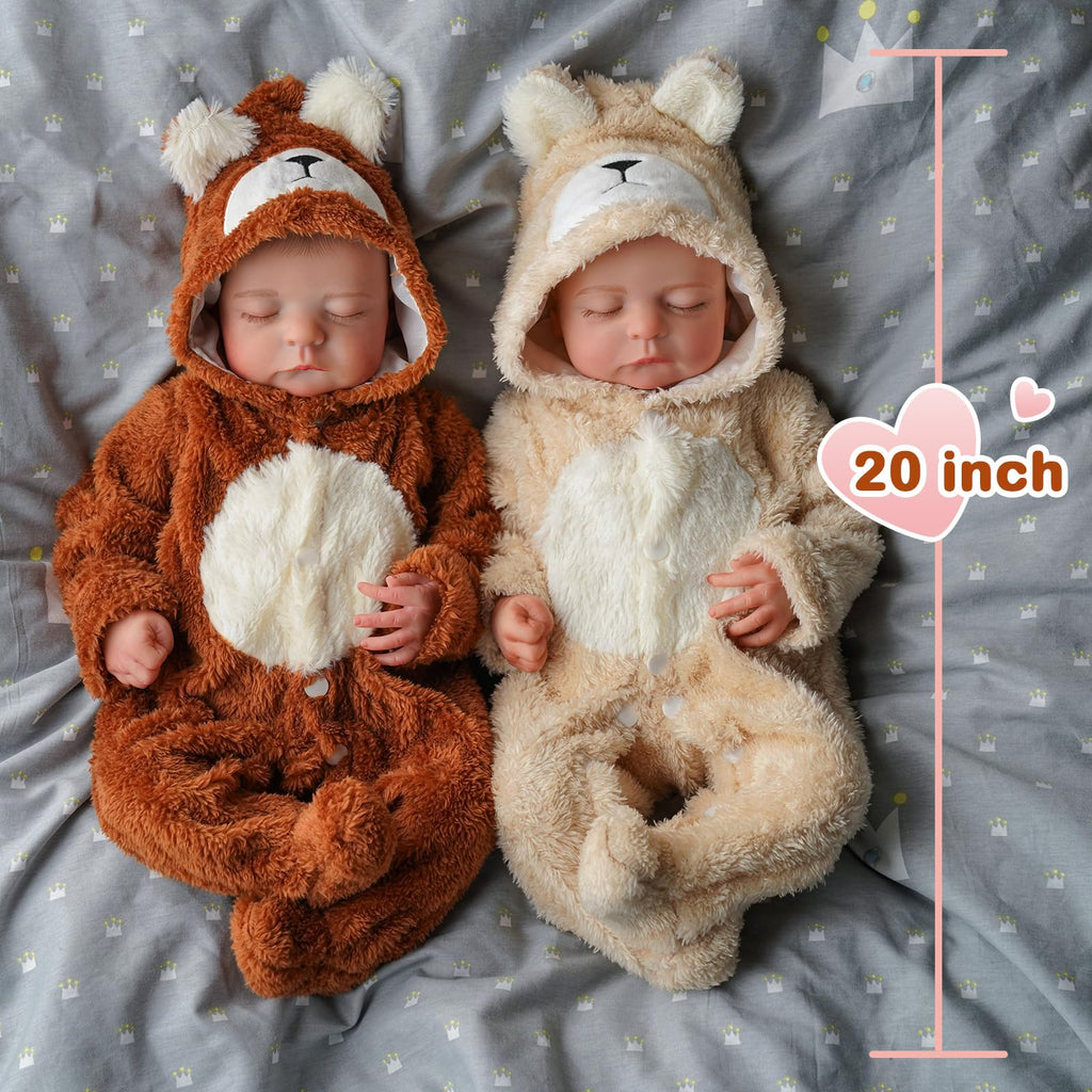 20 inch Soft Body Poseable Baby Doll H606
