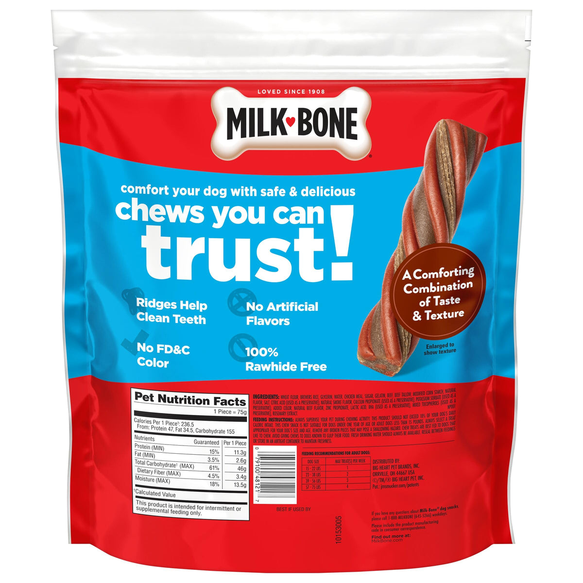 Real Beef Dog Chews F148328