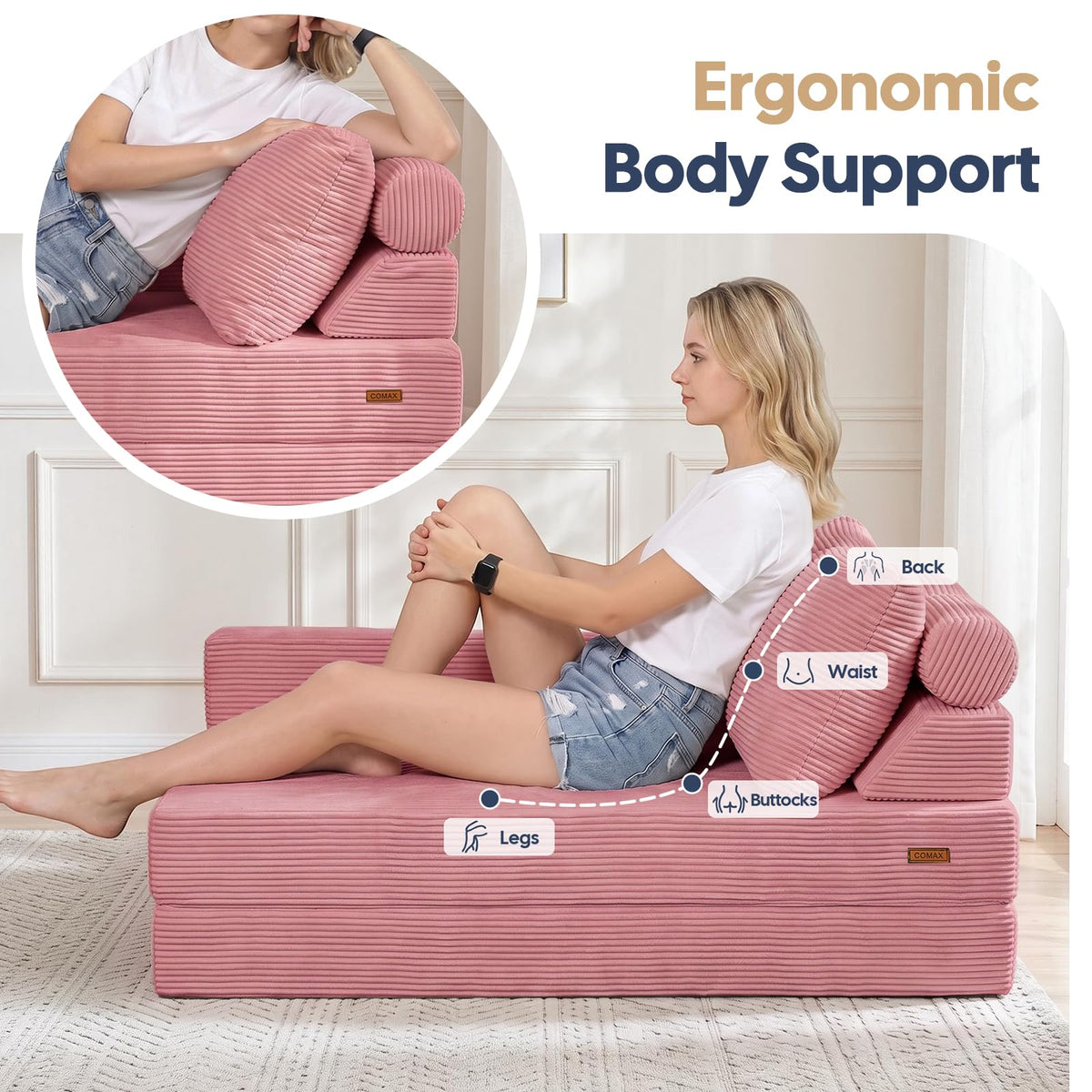 Folding Sofa Bed Chair Y22634