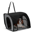 Dog Car Seat, Medium, Gray/Black M544278