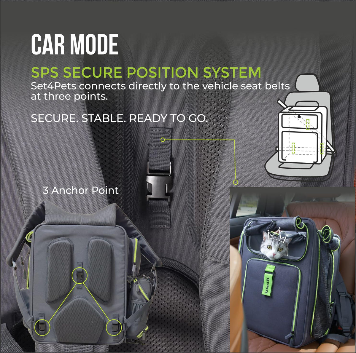 Expandable Cat Carrier Backpack Z570