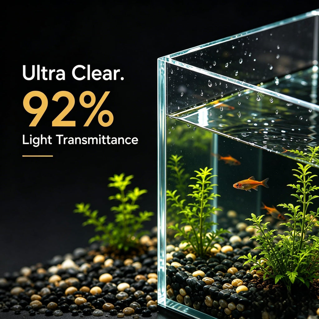 2 Gallon Fish Tank with Light and Filter B4044