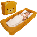 Portable Foldable Toddler Travel Bed with Safety Rail I647739