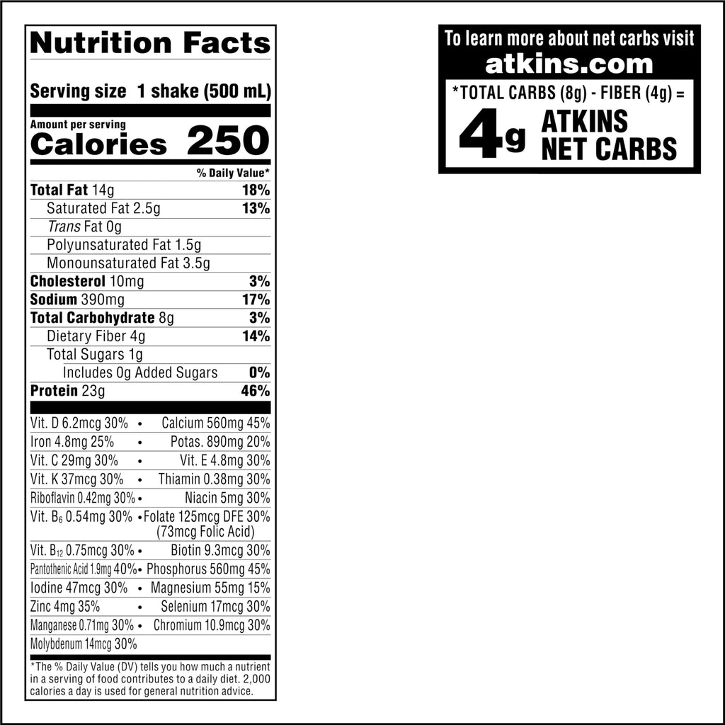 Creamy Chocolate Protein Shake, 23g Protein, 12 Count Q755