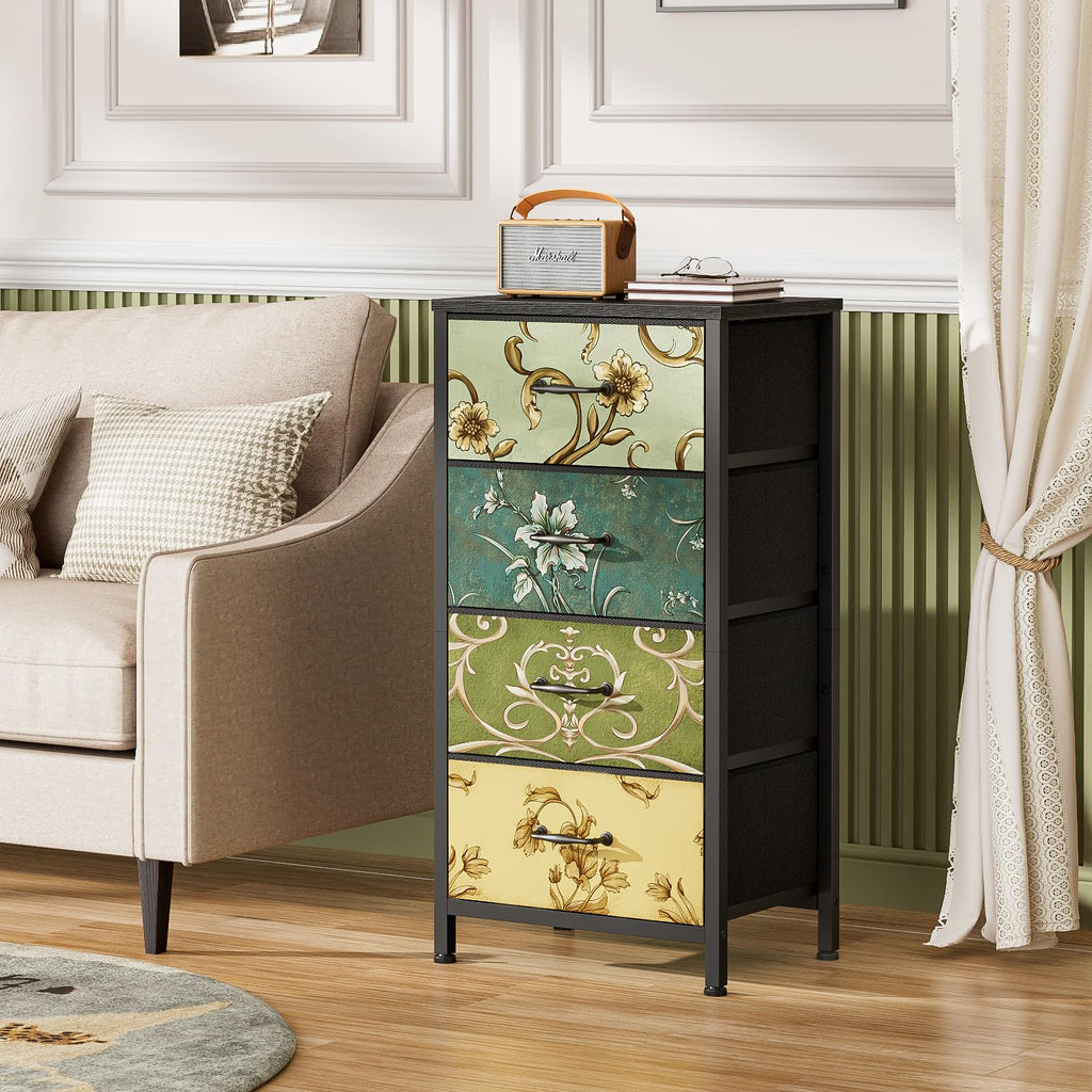 4 Drawer Fabric Dresser C174736