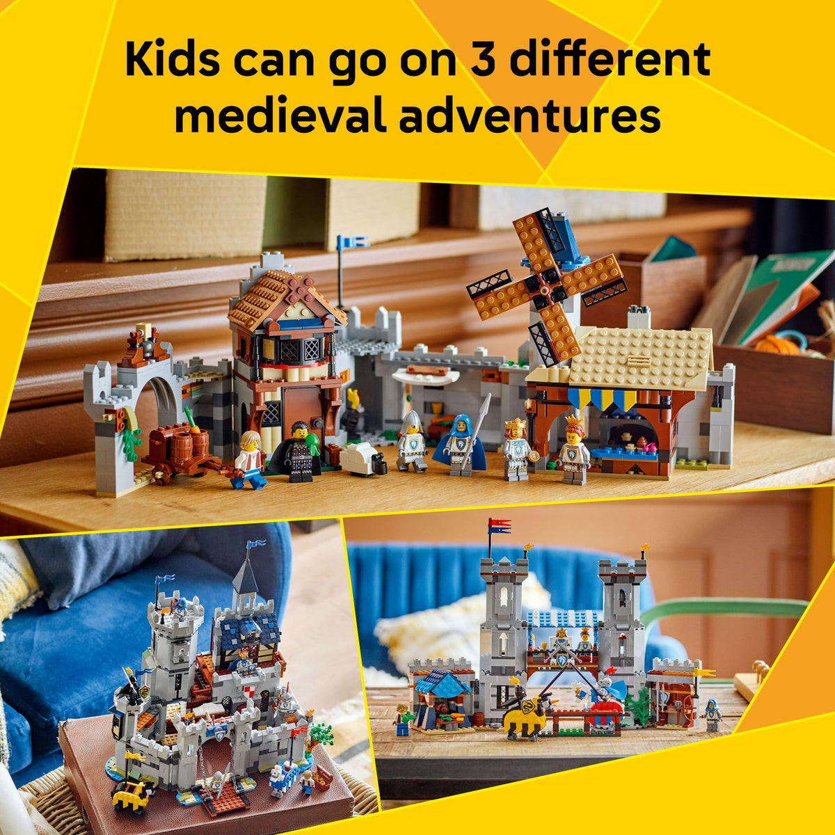 Medieval Horse Knight Castle Building Toy B52038