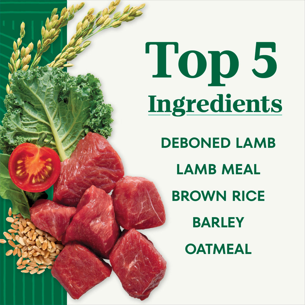 Adult Dry Dog Food, Lamb & Brown Rice Recipe, 36 lb P112