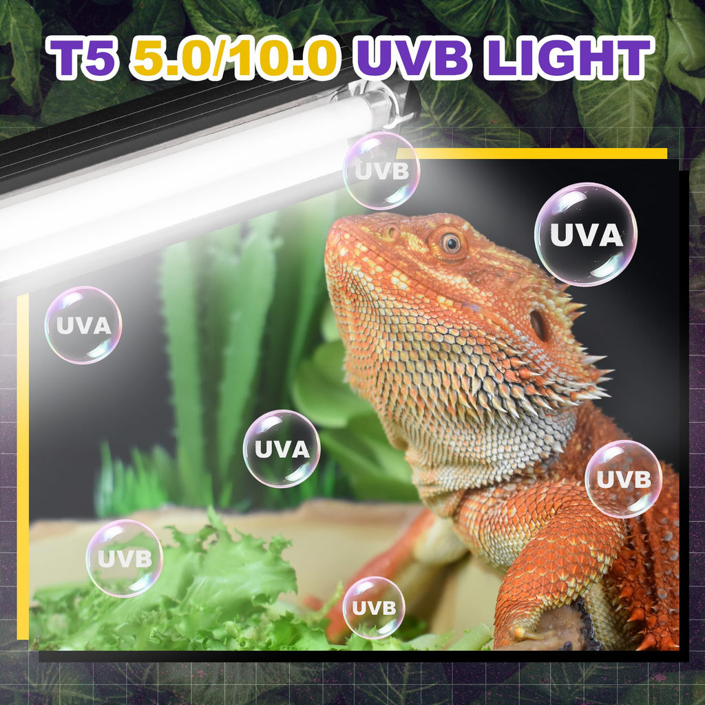 8W 5.0 UVB Reptile Light Fixture Q902110
