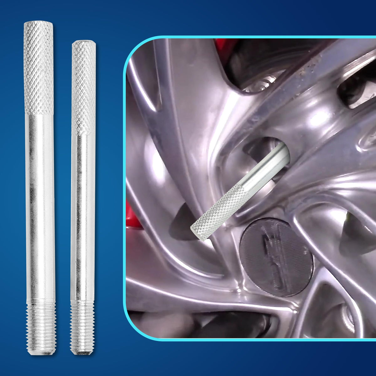 Steel Alloy Wheel Alignment Pin Tool M14x1.5/1.25 E3397