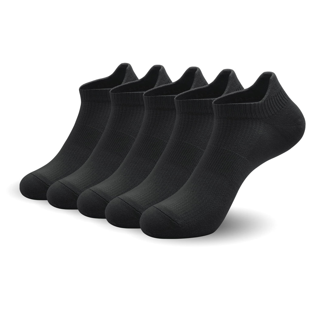 Viscose Bamboo Low Cut No Show Socks 5 Pairs L9966