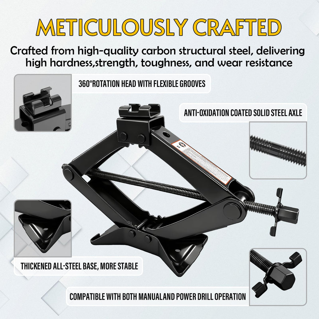 3 Ton Scissor Jack Kit with Lug Wrench R425