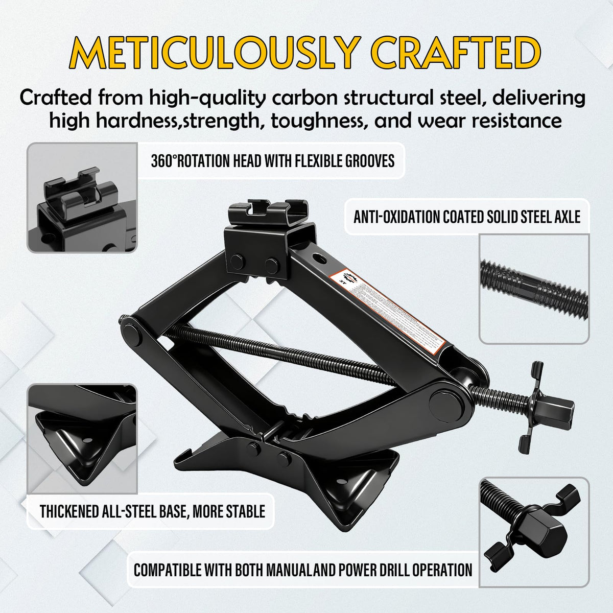 3 Ton Scissor Jack Kit with Lug Wrench R425