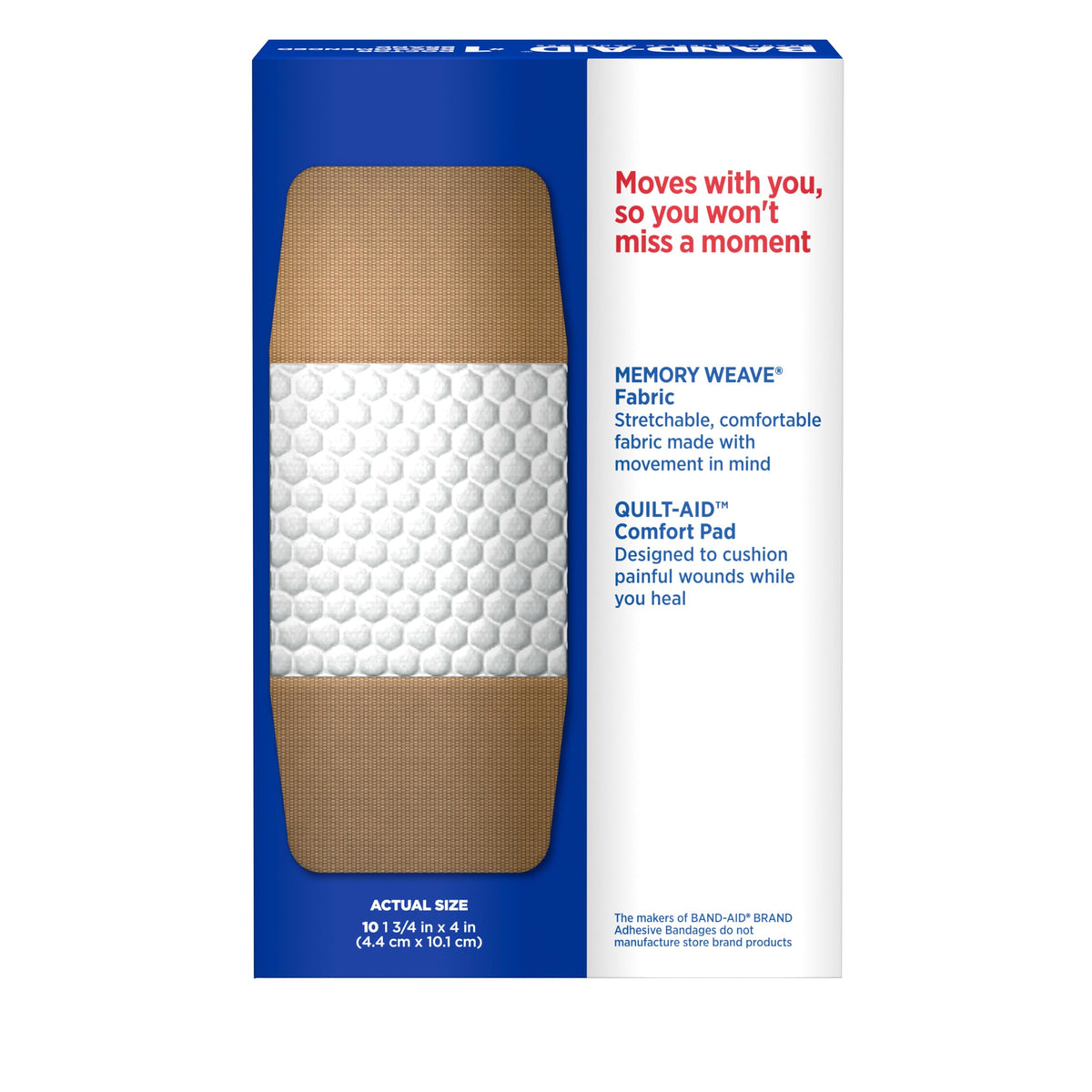 Extra Large Fabric Adhesive Bandages, 10 Count Z703948